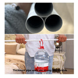 AIKASY Premium Canopy Bed Frame Posts for Queen Size Beds - Sturdy Metal Poles, Four Corner Bed Brackets - Perfect Addition to Metal and Wood Bed Frames for Bedroom Decor Upgrade (White) AIKASY