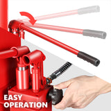 DNA MOTORING 30 Ton Manual Hydraulic Shop Press with Plates, H-Frame Garage Floor Press, 30T / 66139lbs, Adjustable Height, TOOLS-00291 DNA MOTORING