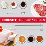 Grill Bump Meat Injector Syringe Kit for Smoker with 3 Flavor Food Injector Syringe Meat Needles, Injection Marinades Brine for Meat, Turkey; 2-oz, Including Paper and E-Book (PDF) User Manual GRILL BUMP