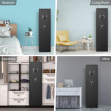 Silkight 3-5 Fireproof Gun Safe, Quick Access Digital Rifle Gun Safes for Home Rifle and Pistols, Long Gun Safes for Rifles and Shotguns with Touchscreen Pad, Mute Function, Dual Alarm & Metal Box silkight