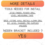 Ecca Shelf - Floating Walnut Fireplace Mantle, Live Edge Wood Mantel Shelf, Floating Fireplace Shelf, Rustic Mantelpiece, Rustic Mantel Shelf (60'' x 8'') Ahşap Habitat