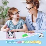 4 Pack Cartoon Diamond Art Kits for Kids, Crafts for Girls 8-12 Arts and Crafts for Kids Ages 4-8, 5D Cute Animals Diamond Art Painting for Adults Beginner, Gem Art for Home Wall Decor (6X6 inch) NANZHOO