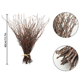 Uieke 50PCS Birch Twigs – 17 Inch Natural Dried Plants Decorative Birch Branches for DIY Crafts, Birch Sticks for Vases Wedding Arrangements Home Wreath Decor Uieke