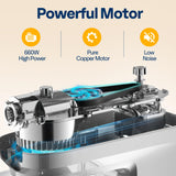 VIVOHOME 9 in 1 Multifunctional Stand Mixer with Fermentation, 6 Speed 7.5 Quart Kitchen Electric Food Mixer with Timer, Meat Grinder, Juice Blender, Vegetable Slicer, Pasta and Cookie Maker, Silver VIVOHOME