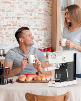 20 Bar Espresso Machine, [2-In-1] Pro Coffee and Espresso Maker with Pressure Gauge/Milk Frother Steam Wand, 1300w Stainless Steel Espresso Coffee Maker with NTC&Pre-Infusion, Latte,Cappuccino CKOZESE