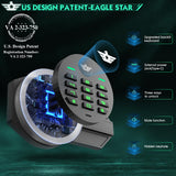 Riflewell 6-10 Gun Rifle Safe, Digital Keypad Large Unassembled Gun Safes for Rifle and Shotgun, Rifle Safe with Backlit Keypad & Dual LED Light, Removable Shelves & Adjustable Ammo Box Riflewell