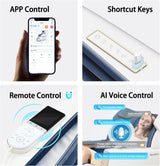 iBooMas R8606 Massage Chair Full Body with APP Control,SL Track Zero Gravity Massage Chairs with Leg Auto Extension,12 Modes,Heating,Shiatsu,Sleep Mode,Foot Roller,AI Voice,Pet-Scratch Resistant Shell iBooMas