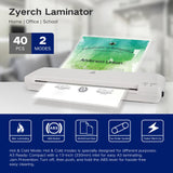 Laminator 13 Inch A3 Laminator Machine, 7 in 1 Desktop Thermal Laminator Never Jam with 40 Laminating Pouches, Paper Trimmer and Corner Rounder, Fast Warm-Up Home Office School Use, White Zyerch