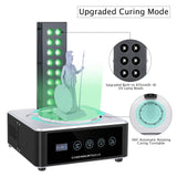 ELEGOO Mercury Plus 2.0 Wash and Cure Station Washing and Curing Machine Resin Curing Station for LCD/DLP/SLA 3D Printed Models with Rotary Curing Turntable and Washing Bucket ELEGOO