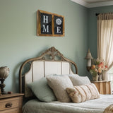 Giassvio Hidden Gun Storage for 2 Pistols - Dual Hand Gun Safe Secret Concealment Furniture Rack Wall Mount, Gun Cabinet Indoor Wood Decor Home, Picture Frame Giassvio