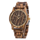 LeeEv Wooden Watches Uwood Series 40 mm Unisex Natural Handmade Wood Watch with Gift Box & Band Adjustable LeeEv