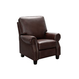 Abbyson Living Traditional Leather Pushback Recliner, Red Abbyson Living