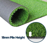 Artificial Grass Turf Lawn-5FTX10FT, 0.7" Indoor Outdoor Garden Lawn Landscape Synthetic Grass Mat Fake Grass Rug Goasis Lawn