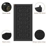 Mrosaa Outdoor Storage Cabinet Waterproof with Shelf,Resin Storage Sheds Outdoor Cabinets for tub towels/chemicals/grill items/Patio/Garden/Backyard, Size 34.3''L*15''W*36.2''H（Black） Mrosaa