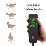 MCombo Large-Wide Dual Motor Power Lift Recliner Chair, Massage and Dual Heating for Elderly People, Infinite Position, Fabric R7166 (Burgundy) MCombo