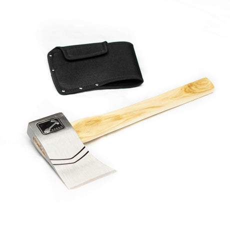 The Corporal (2nd Generation): World Axe Throwing League Premium Competition Throwing Axe with Throwing Hatchet Nylon Sheath and Hickory Wooden Handle (Patent Pending) WATL