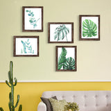 SESEAT 8x10 Picture Frames Rustic Brown with Mat Photo Frames 4 Packs for Tabletop or Wall SESEAT