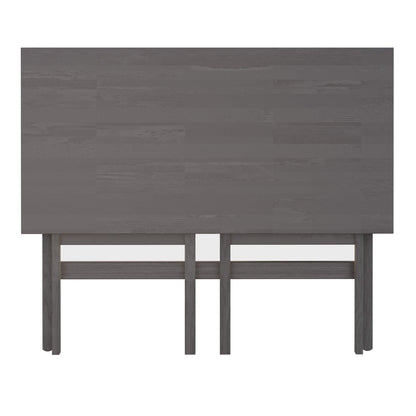 Winsome Wood Xander Computer Desk, Oyster Gray - WoodArtSupply