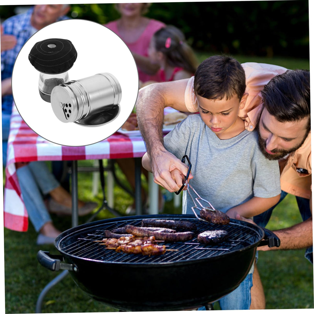 Unomor 1 Set Pancake Basting Tool Oil Mop Seasoning Jar Cooking Oil Applicator Oil Wiper for Pancake Wear-resistant Oil Spread Applicator Restaurant Oil Spread Stainless Steel Unomor