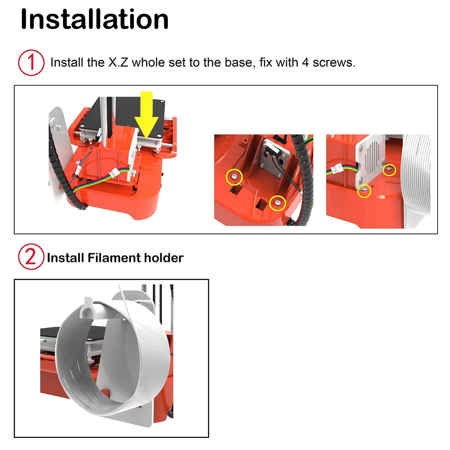 Roberee Mini 3D Printer, K7 Desktop Mini 3D Printer High-Precision Smart Printing Machine for Kids Ages 8, 10-12, 12-14 Teens Beginners Kids Student Educatio Free Filaments Print Size 100x100 - WoodArtSupply