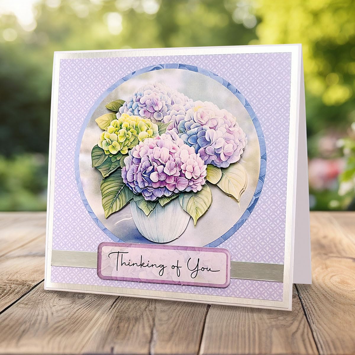 Katy Sue Designs Thinking of You 3D Die Cut Decoupage Collection for Card Making Supplies. Contains 12 Sheets of Katy Sue Die Cut Decoupage Featuring Lavender, Lillies, Hydrangea, and Roses Katy Sue