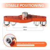 Swozzto Dowel Jig Kit for Floating Shelf Bracket(& 1/2" x 11.8" Drill Bit), Self-centering Scriber(& 1/4", 5/16", 3/8" Drill Bit),Drill Guide for Hidden Shelf Brackets & Mantels,Centering Hole Drill Swozzto
