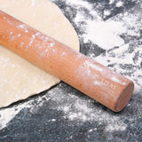 Etens Rolling Pin 17.3Inch, Professional Dowel Wood Rolling Pins for Baking Pasta Pizza Pie and Cookie, Wooden Dough Roller Pin (Straight Style, Large 1.73 Inch Diameter) Etens