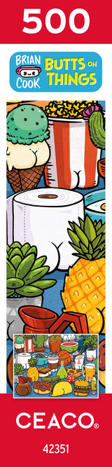 Ceaco - Brian Cook - Butts on Things - 500 Piece Jigsaw Puzzle Ceaco
