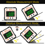 Digital Angle Finder with Electronic Laser，3-in-1 Angle Finder-Electronic Level&Laser Level-Rechargable Digital Angle Gauge Magnetic,Digital Level Box/Protractor for Table&Miter Saw with Fabric Bag ACEMETER