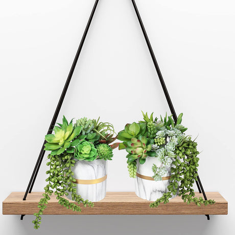 Winlyn 19 Pcs Assorted Artificial Succulents Plants Unpotted Small Green Aloe Hops Cactus String of Pearls Picks Fake Succulents Bulk for Succulent Garden Floral Arrangement Indoor Outdoor Home Decor Winlyn
