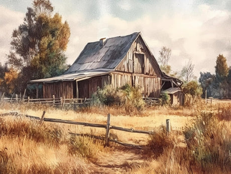 Diamond Art Painting Kits for Adults,Rustic Farmhouse Vintage Barn Country Field Landscape Willow Farm (3) 5D Diamond Art Kits for Beginner Kits for Home Wall Decor 11.8x15.7 inch Generic