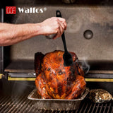 Walfos Silicone Basting Brush Set, 5 Pieces Heat Resistant Pastry Brush, Perfect for Baking,BBQ Grill,Kitchen Cooking,Strong Steel Core and One-Pieces Design,BPA Free and Dishwasher Safe Walfos