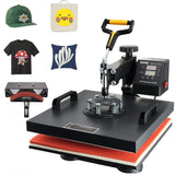 VEVOR 15x15 Heat Press Machine 2 in 1 for T Shirts and Hats, Swing Away T Shirt Press Machine, Professional Heat Press for Sublimation, Vinyl, Heat Transfer Projects VEVOR