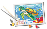 Ravensburger Creart Sea Turtle Paint by Numbers Kit for Children Ravensburger