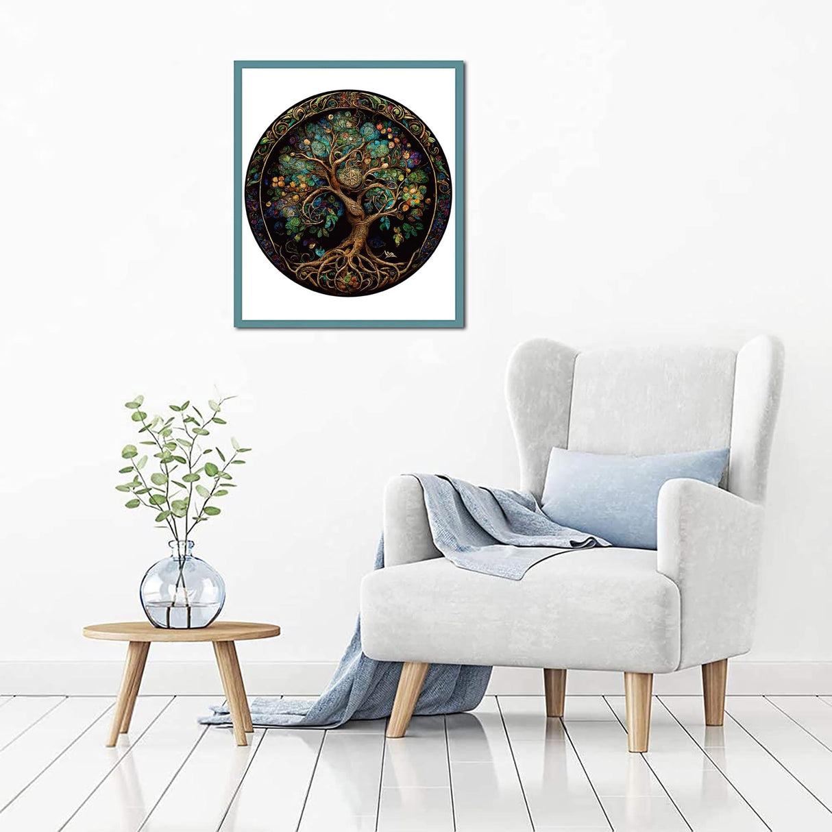 Wooden Puzzles for Adults, 200 Pieces Tree of Life Puzzle Uniquely Irregular Animal Shaped Wooden Jigsaw Puzzles, Creative Gift for Teenagers and Adults WHJSG