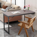 CQAEBGS 39.4"x19.7" Wall Mounted Folding Dining Table Laundry Folding Table, Fold Down Desk for Small Saving Spaces Floating Desk for Kitchen & Dining, Work Bench (Gray, 39.4"x19.7") CQAEBGS