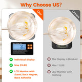 Food Scale with Split Wireless LCD Display, 33lb Digital Kitchen Scale with 7 Units Tare Function, 0.1oz High Accurate Smart Cooking Scale for Baking/Cooking/Meal Prep/Milk/Dieting TRUDIN