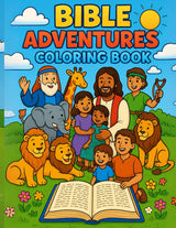 Bible Adventures Coloring Book (Savvy Rose Co: Faithfull Wonders coloring series) Majosta