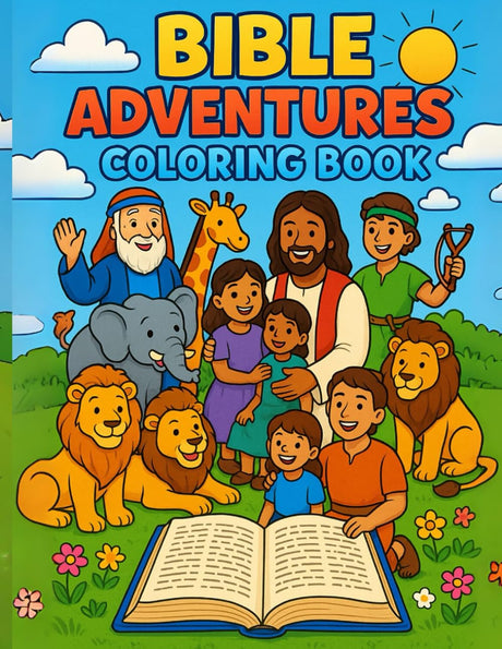 Bible Adventures Coloring Book (Savvy Rose Co: Faithfull Wonders coloring series) Majosta