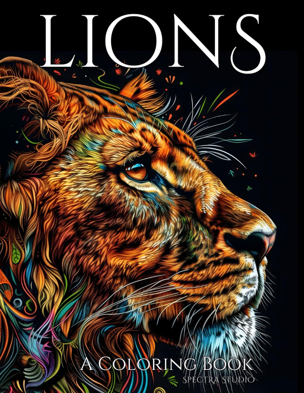 Lions, A Coloring Book Majosta