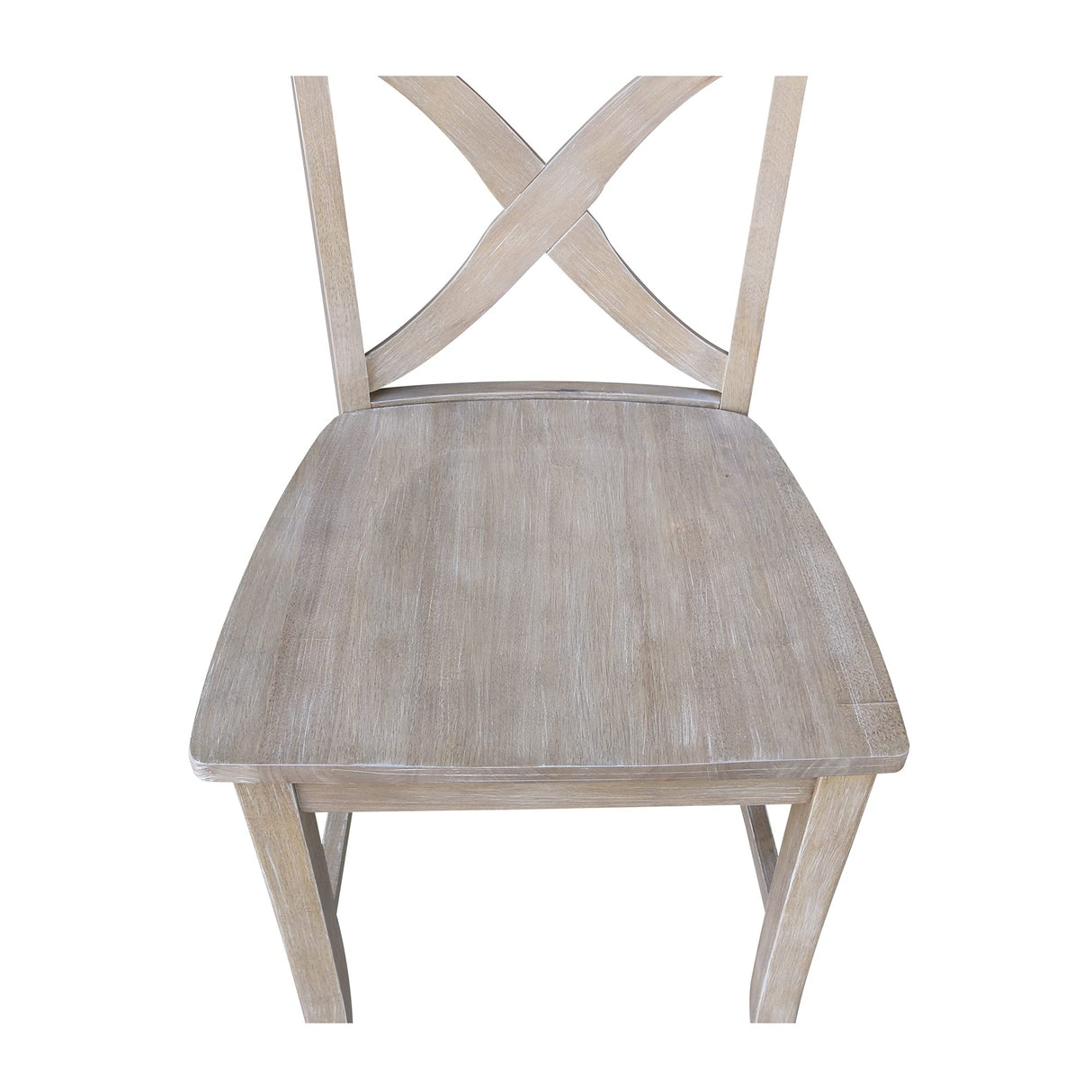 International Concepts Cosmo Stool Barstool, Washed Gray Taupe IC International Concepts