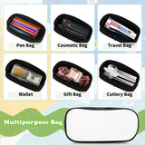 4Pcs Sublimation Blanks Cosmetic Bags,Travel Makeup Bag Organizer Make Up Bag Removable Lid Design Heat Transfer Subliamtion Bags Blanks Makeup Bag With Zipper Toiletry Bag Cosmetic Bag DIY Craft KKSUBCA
