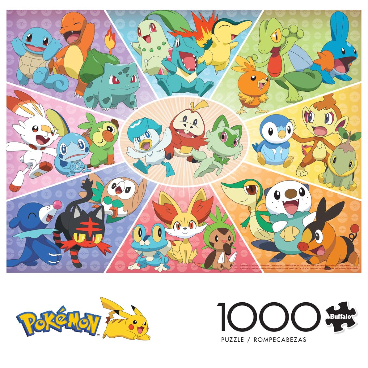 Buffalo Games - Pokemon- Begin Your Adventure - 1000 Piece Jigsaw Puzzle for Adults -Challenging Puzzle Perfect for Game Nights - Finished Size is 26.75 x 19.75