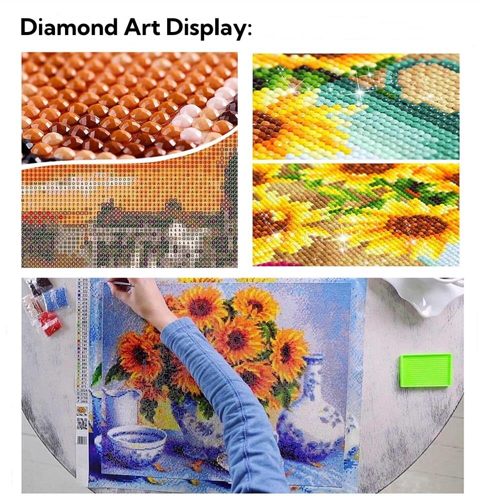 Generic Trout Fish Stained Glass Art 5D Diamond Art Painting for Adults Full Drill Round Diamond Paint by Number Kits for Beginners Gems Cross Stitch for Wall Decor 11.8x15.8inch(3) Generic