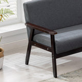 Lilola Home Bahamas 45" W Dark Gray Loveseat Lilola Home