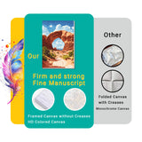 4 Pack Framed Paint by Numbers Kit for Adults Beginner Canvas Painting by Numbers for Adults National Park Easy Adult Paint by Number Kits with Frame Landscapes Watercolor Painting by Number 8x12 Inch obterie