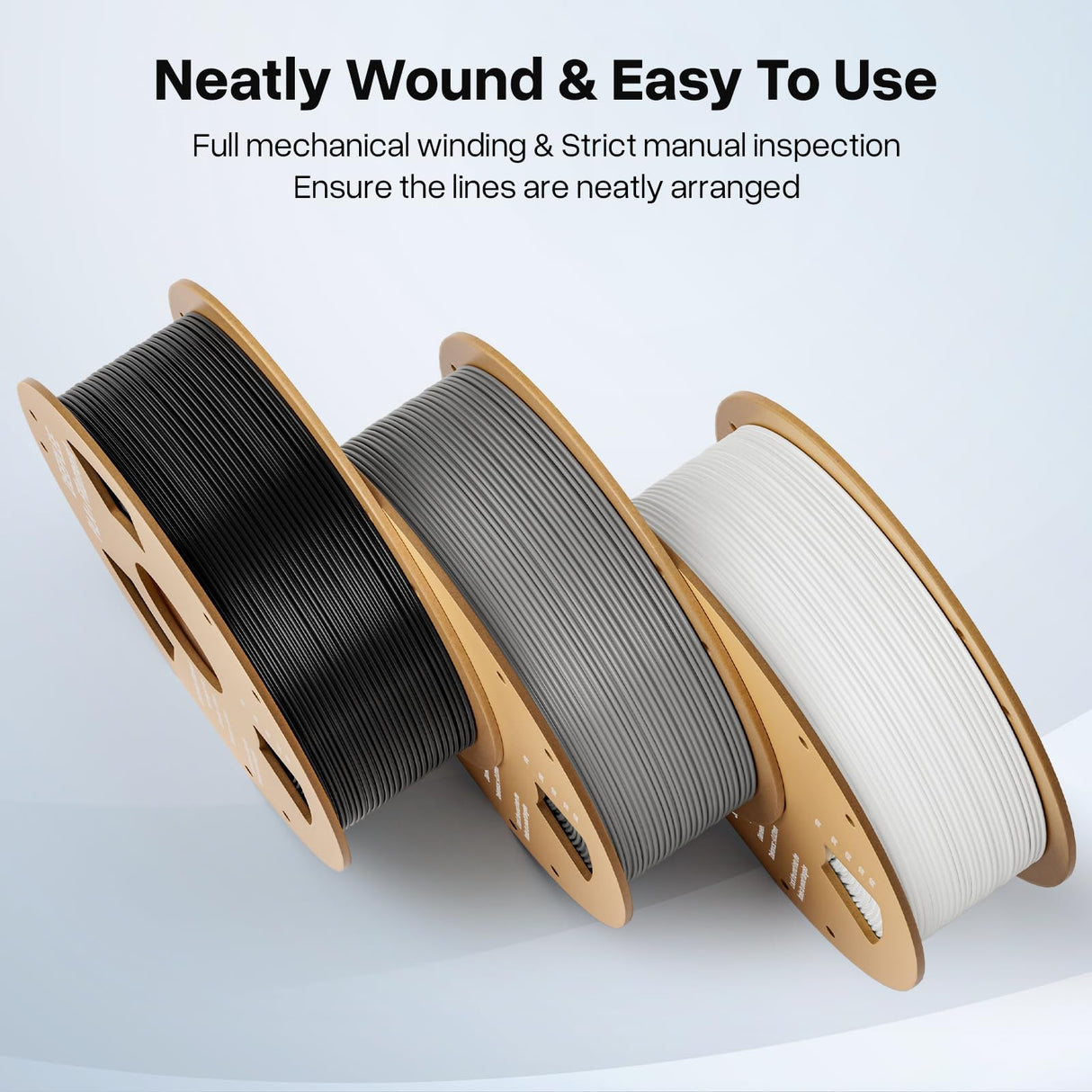 DEEPLEE PLA+ 1.75mm 3D Printer Filament, PLA Plus with Dimensional Accuracy +/- 0.02mm, Higher Strength and Toughness, Neatly Wound, No Clogging, Fits for Most FDM 3D Printers, 1KG Black Deeplee