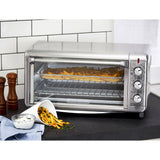 BLACK+DECKER Crisp 'N Bake Air Fry Toaster Oven, 8-Slice, 5 Cooking Functions, 60 Minute Timer, Stainless Steel BLACK+DECKER