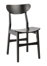 Safavieh Home Lucca Retro Black Dining Chair, Wood, Set of 2 Safavieh