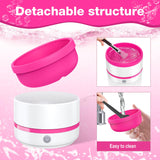 Electric Paint Brush Cleaner Rinse Cup, Paint Brush Cleaner, Brush Rinser for Painting, Artist Brush Cleaning Washer Rinser for Acrylic, Watercolor, Oil, Gouache Painting JUYIE
